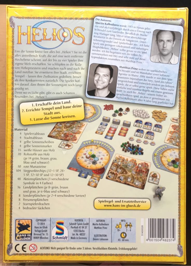 Helios  (2-4) board game collectible [Barcode 4001504482374] - Main Image 2