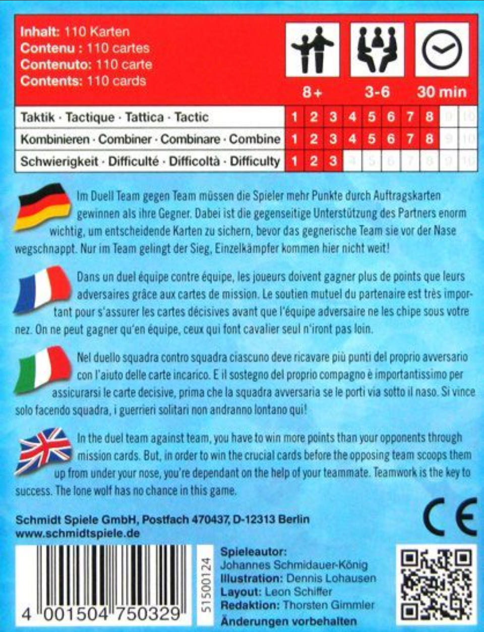 Teamplay  (3-6) board game collectible [Barcode 4001504750329] - Main Image 2