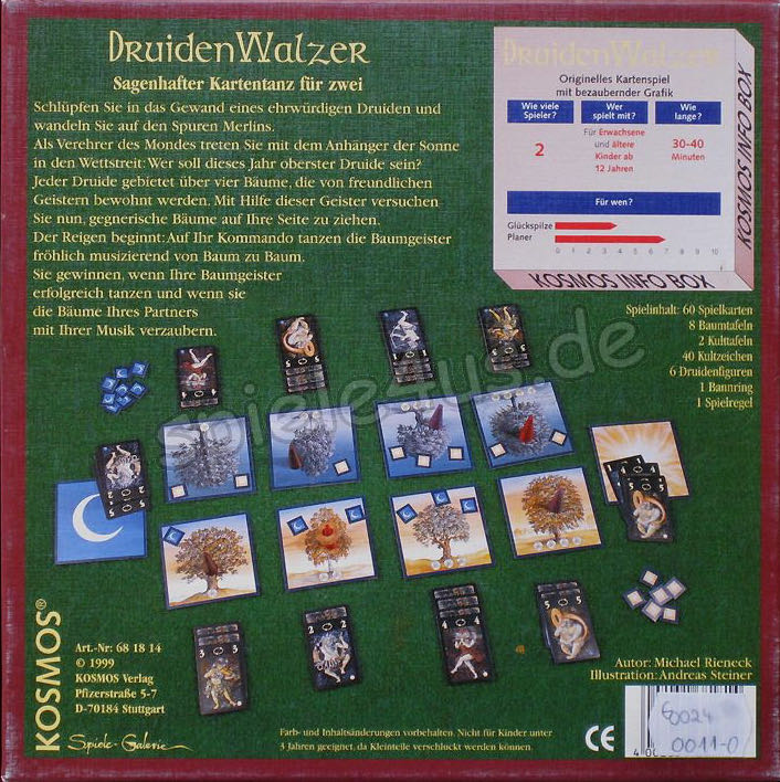 DruidenWalzer - sagenhafter Kartentanz fur Zwei  (2) board game collectible [Barcode 4002051681814] - Main Image 2