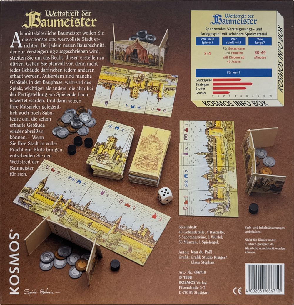 Wettstreit der Baumeister  (3-4) board game collectible [Barcode 4002051686710] - Main Image 2