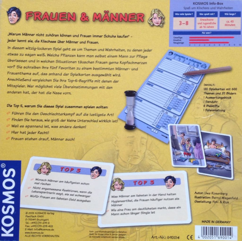 Frauen & Männer  (3-8) board game collectible [Barcode 4002051690014] - Main Image 2