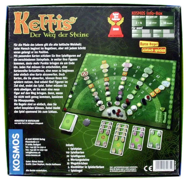 Keltis: The Way of the Stones  (2 - 4) board game collectible [Barcode 4002051690359] - Main Image 2