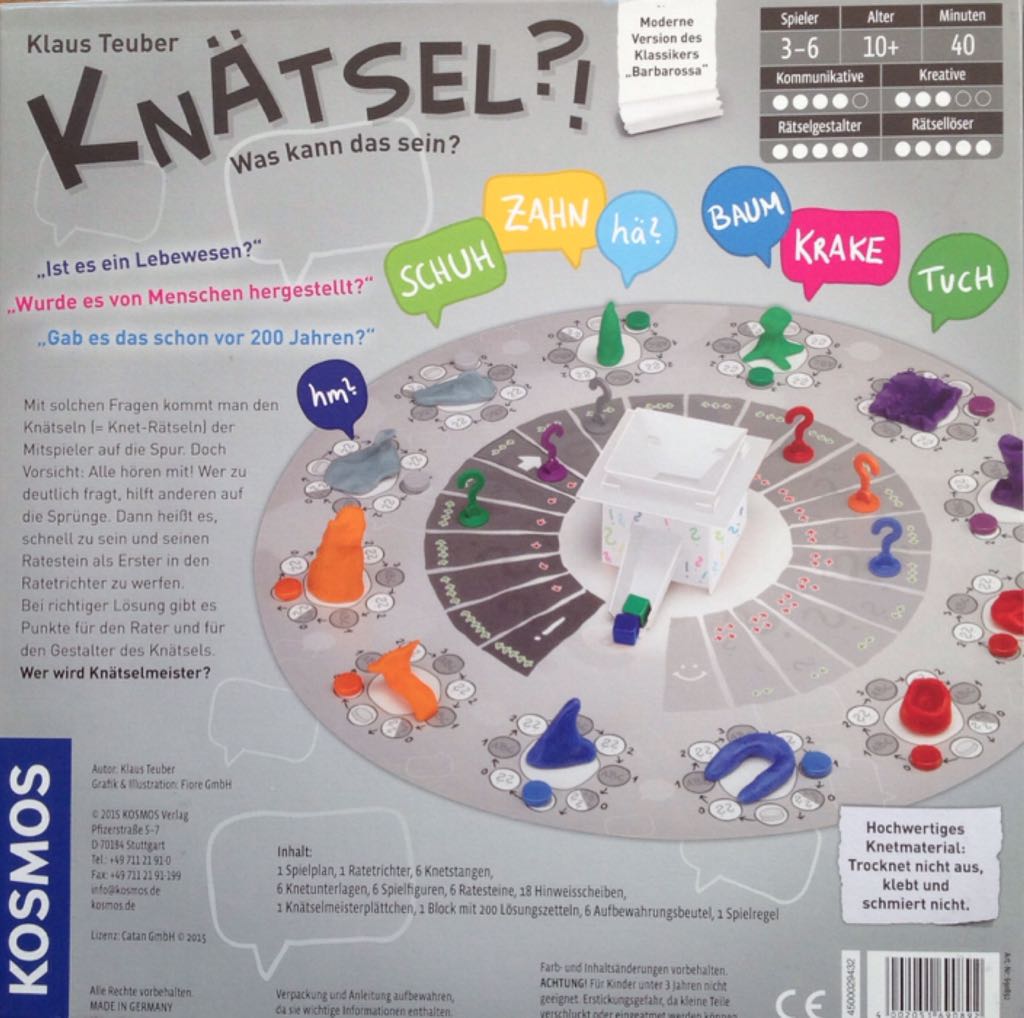 Knätsel  (3-6) board game collectible [Barcode 4002051690892] - Main Image 2