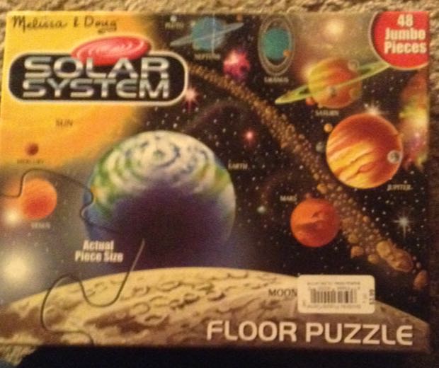 Solar System Floor Puzzle  board game collectible [Barcode 000772904131] - Main Image 1