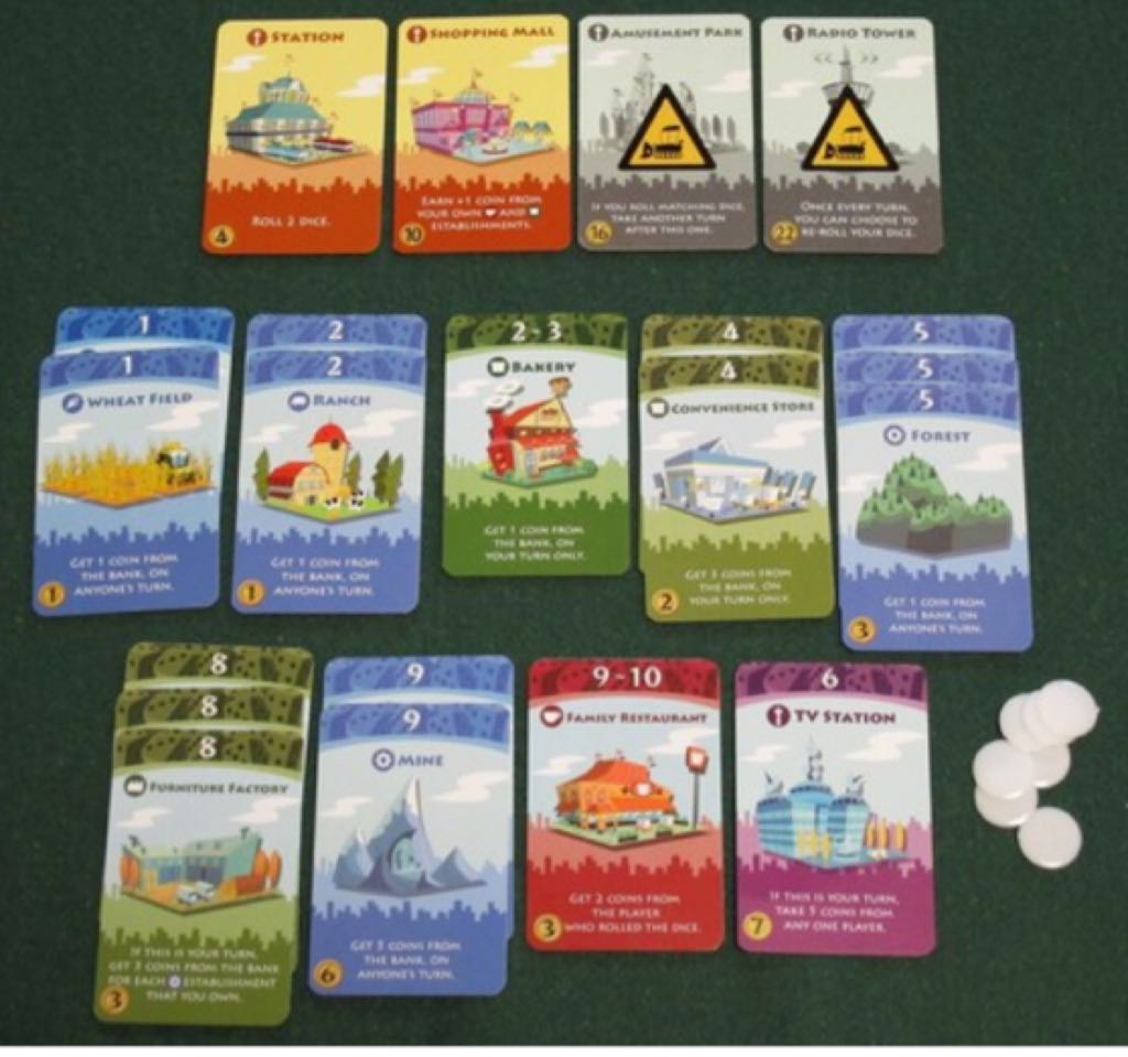 Machi Koro, Nominierungsliste SdJ 2015  (2-4) board game collectible [Barcode 4002051692322] - Main Image 2