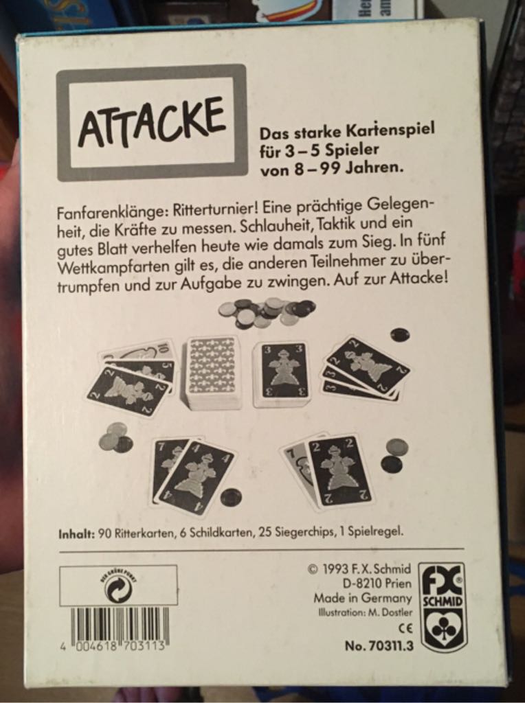 Attacke  (3-5) board game collectible [Barcode 4004618703113] - Main Image 2