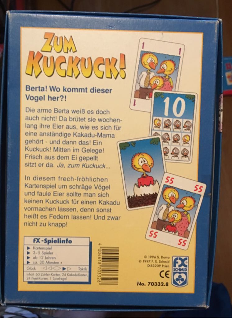 Zum Kuckuck!  (3-5) board game collectible [Barcode 4004618703328] - Main Image 2