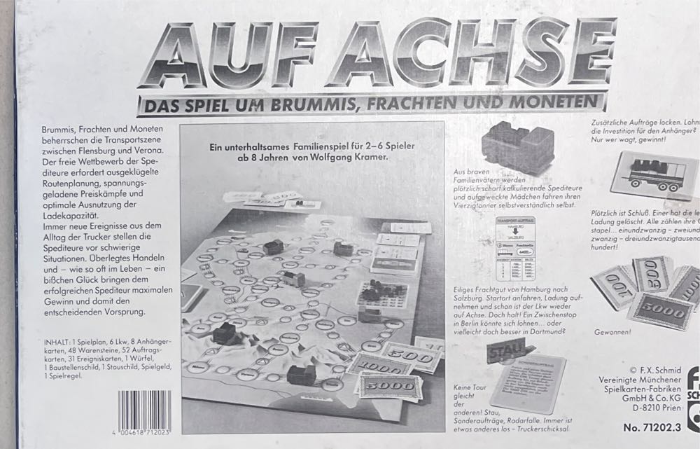AUF ACHSE  (2) board game collectible [Barcode 4004618712023] - Main Image 2