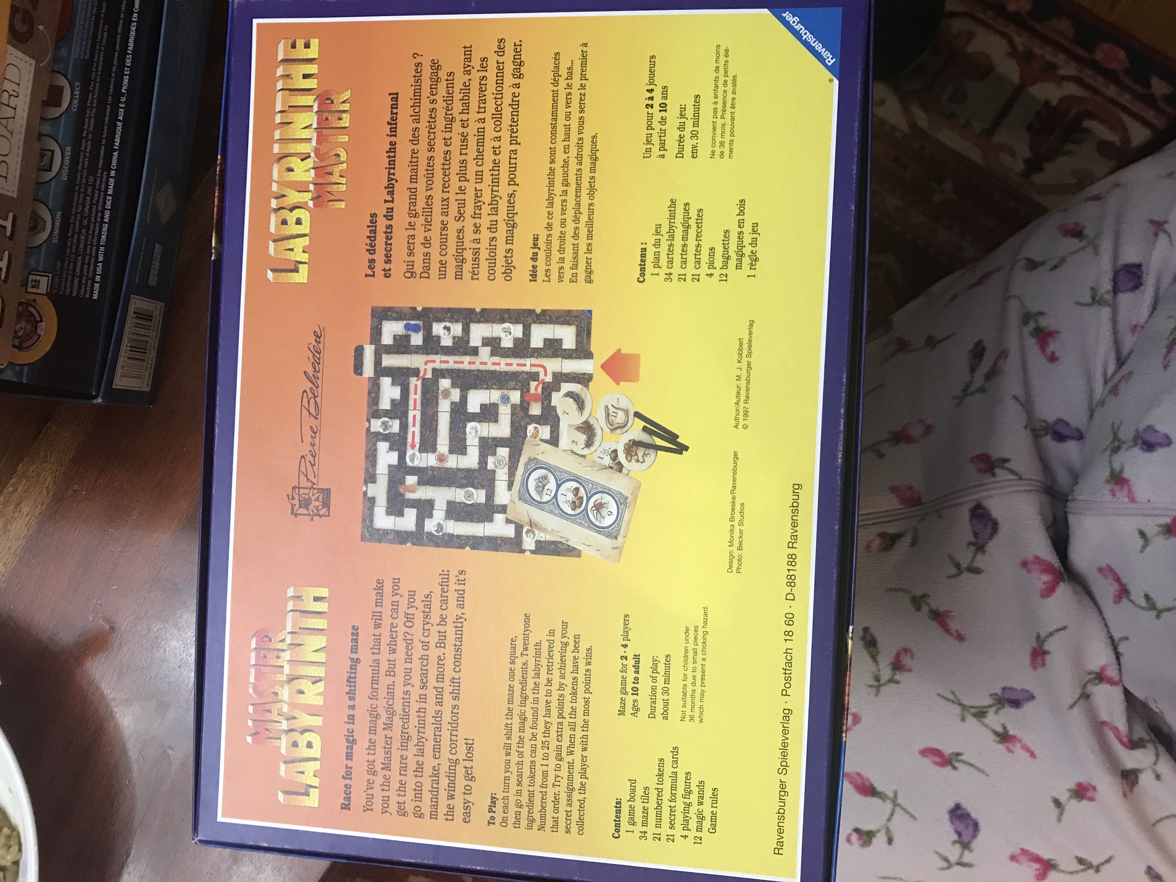 Labyrinthe Master  (2-4) board game collectible [Barcode 4005556011568] - Main Image 2