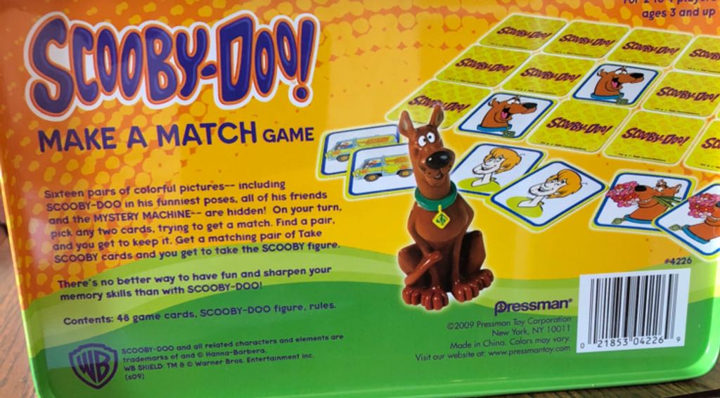 Scooby Foo Make A Match  (2-4) board game collectible [Barcode 021853042269] - Main Image 2