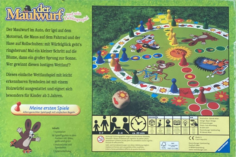 Maulwurf Lieblingsspiel  (2-4) board game collectible [Barcode 4005556215706] - Main Image 2