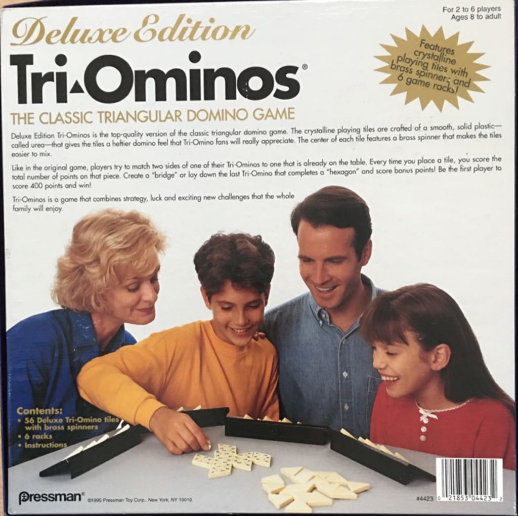 Tri•Ominos : Deluxe Edition  (2-6) board game collectible [Barcode 021853044232] - Main Image 2