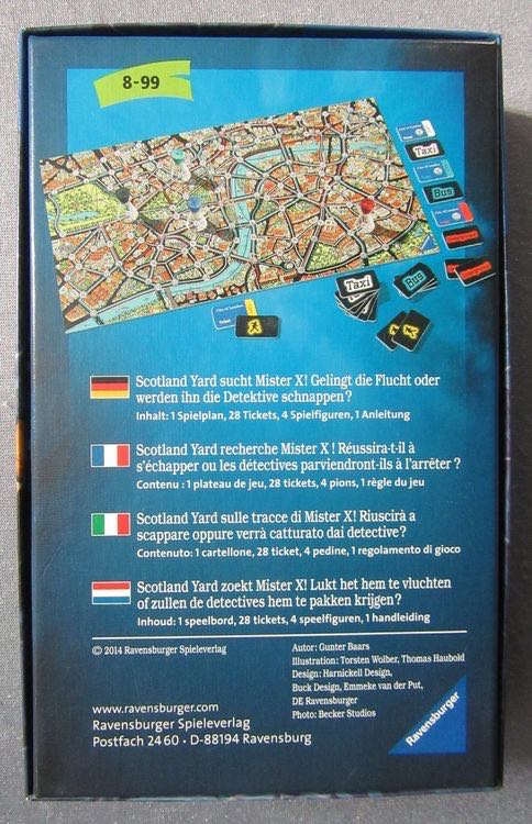 Scotland Yard  (2 - 4) board game collectible [Barcode 4005556233816] - Main Image 2