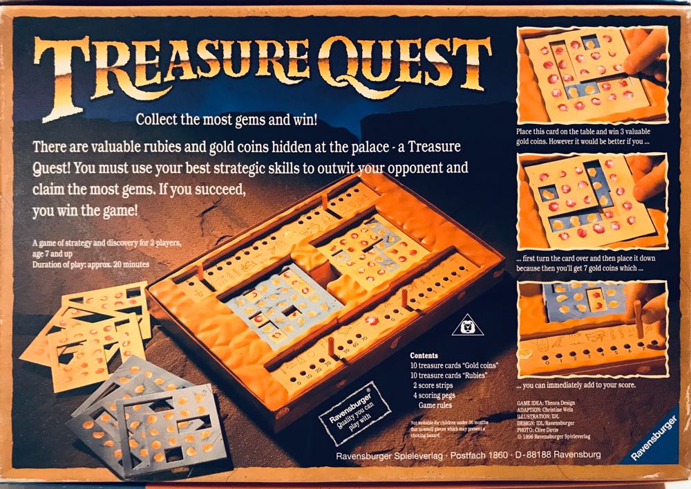 Treasure Quest  (2) board game collectible [Barcode 4005556261062] - Main Image 2