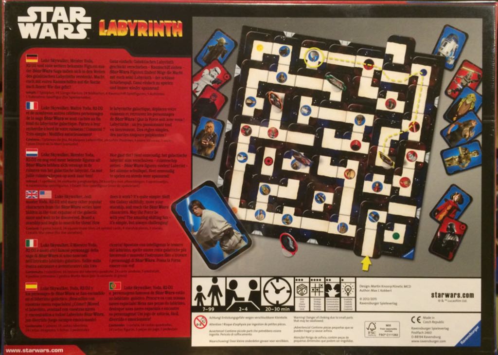 Star Wars Labyrinth  (2-4) board game collectible [Barcode 4005556266661] - Main Image 2