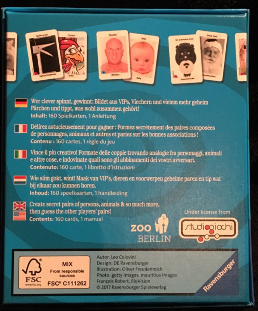 Facecards Games  (3-7) board game collectible [Barcode 4005556266753] - Main Image 2