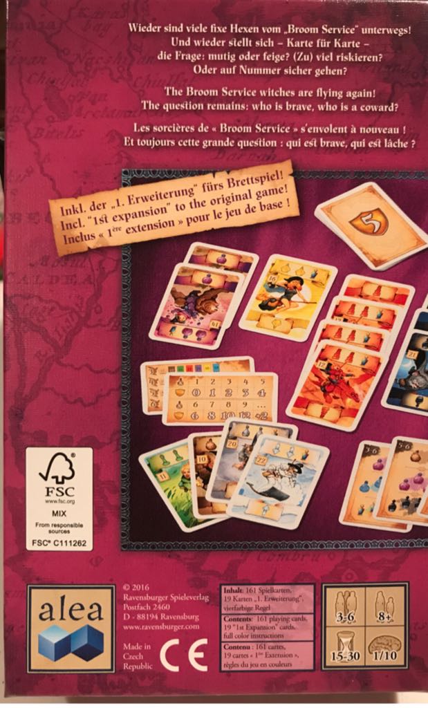 Broom Service: The Card Game  (3 to 6) board game collectible [Barcode 4005556269723] - Main Image 2