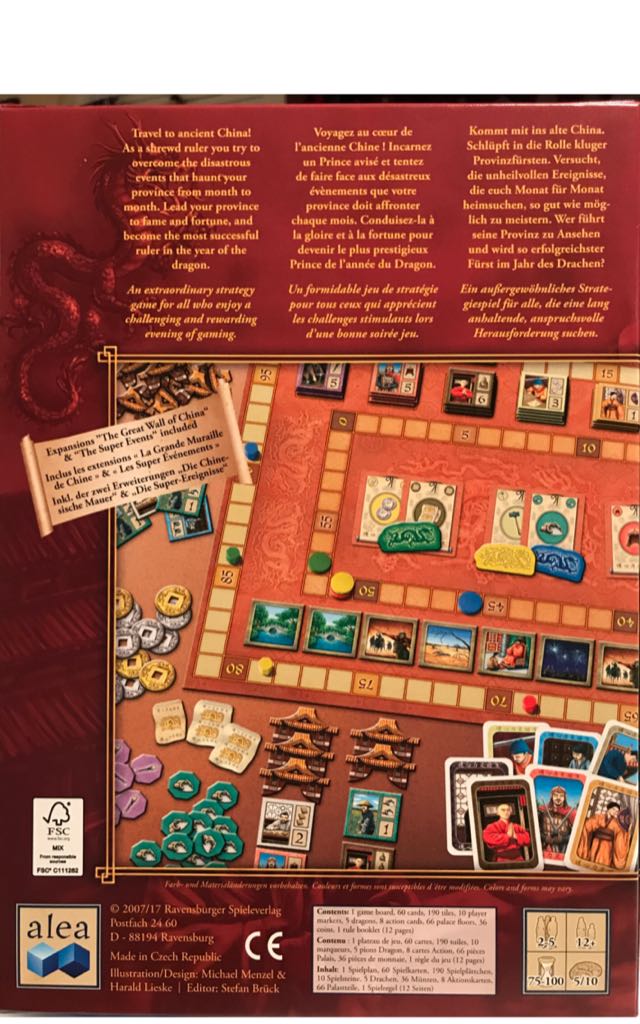 In the Year of the Dragon  (2-5) board game collectible [Barcode 4005556269938] - Main Image 2