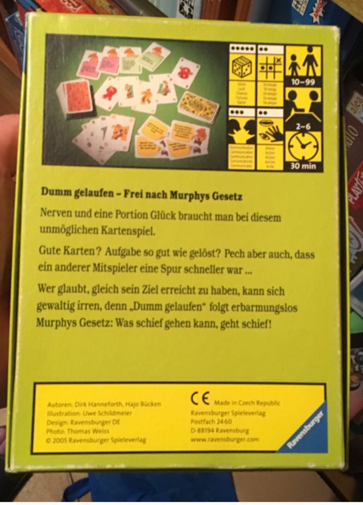 Dumm Gelaufen!  (2-6) board game collectible [Barcode 4005556271238] - Main Image 2