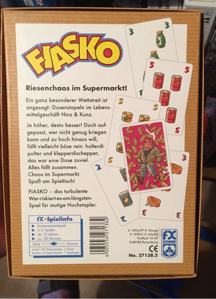 Fiasko  (2-5) board game collectible [Barcode 4005556271382] - Main Image 2