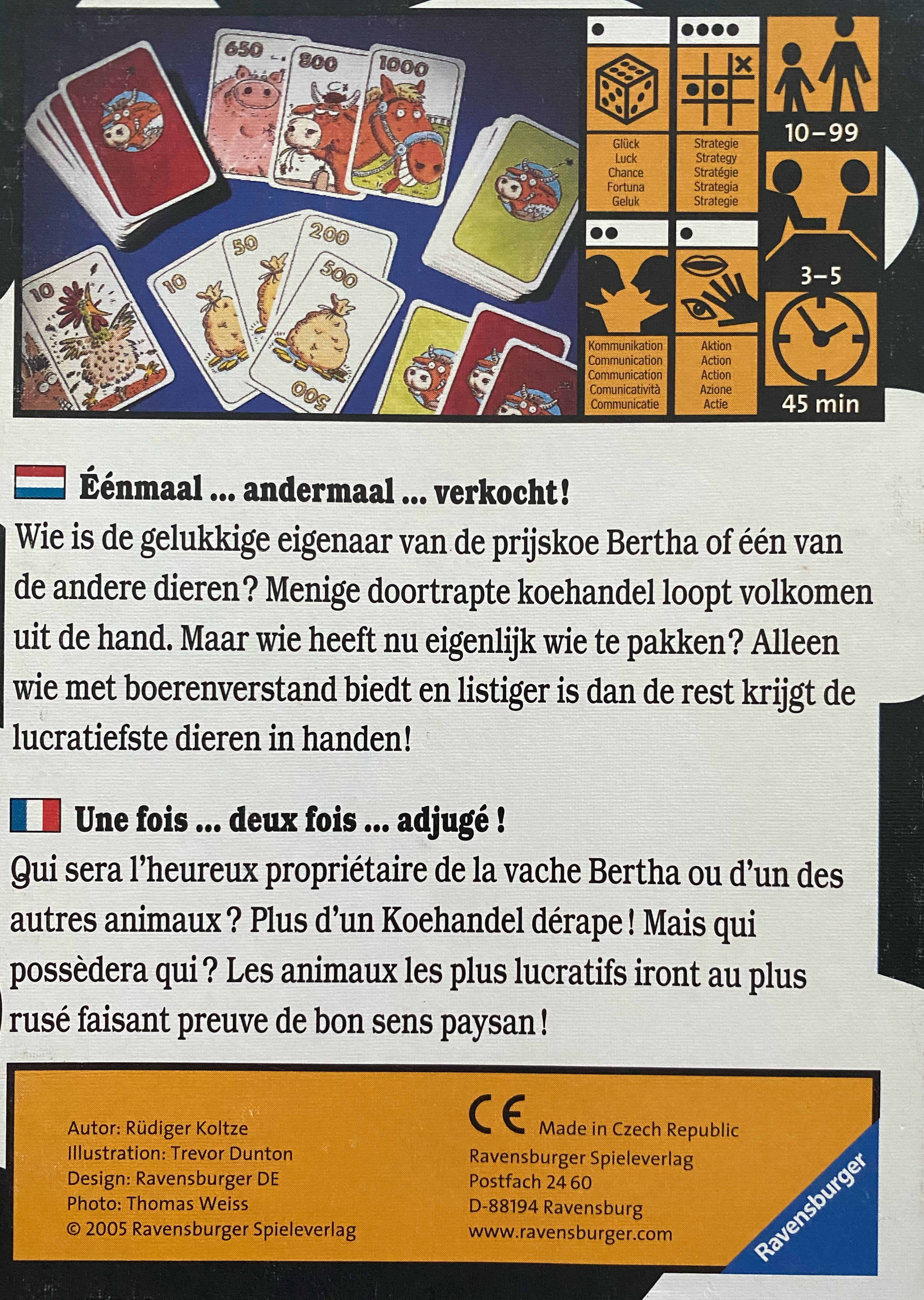 Koehandel - Tope-la !  (3-5) board game collectible [Barcode 4005556271719] - Main Image 2