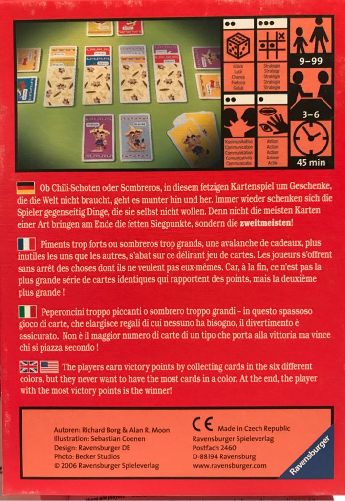 Gracias  (3 to 6) board game collectible [Barcode 4005556271771] - Main Image 2