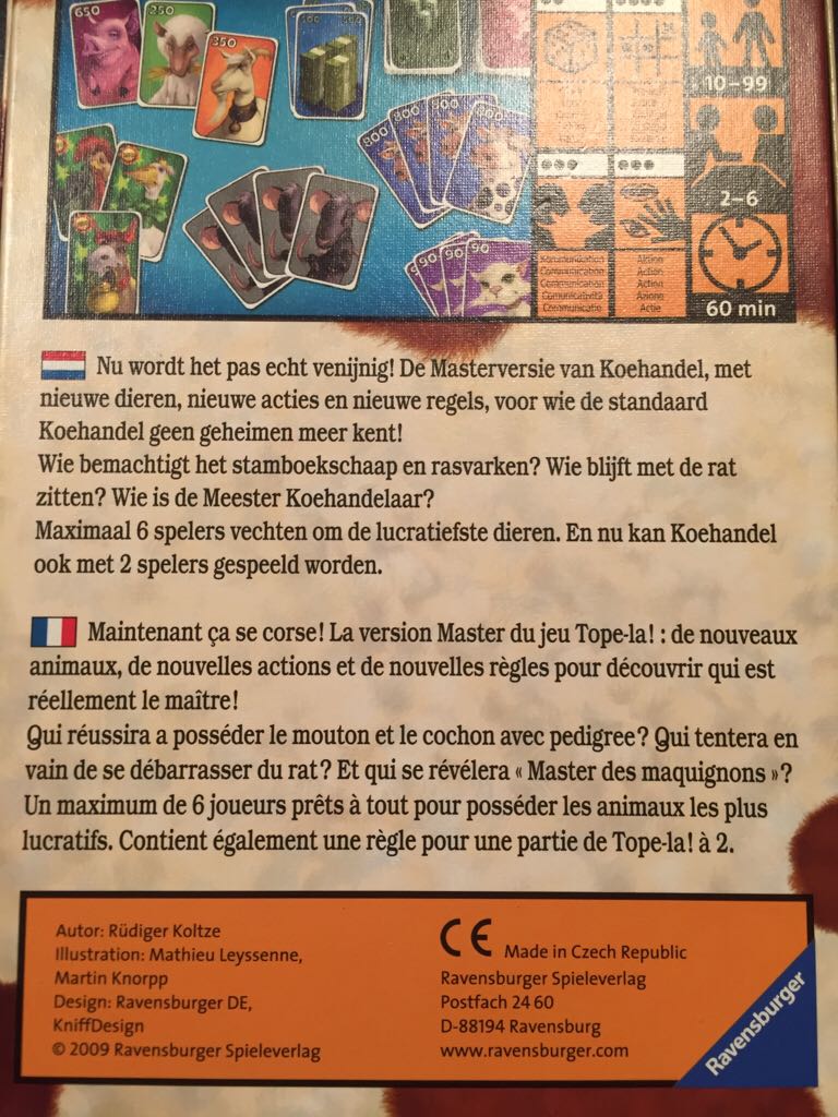 Koehandel Master  (2-6) board game collectible [Barcode 4005556271924] - Main Image 2