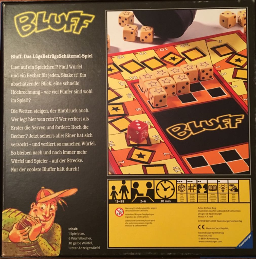 Bluff  (2 -6) board game collectible [Barcode 4005556272235] - Main Image 2