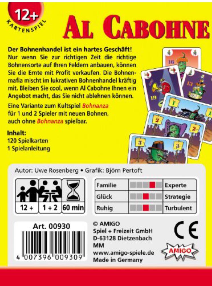 Al Cabohne  (1-2) board game collectible [Barcode 4007396009309] - Main Image 2