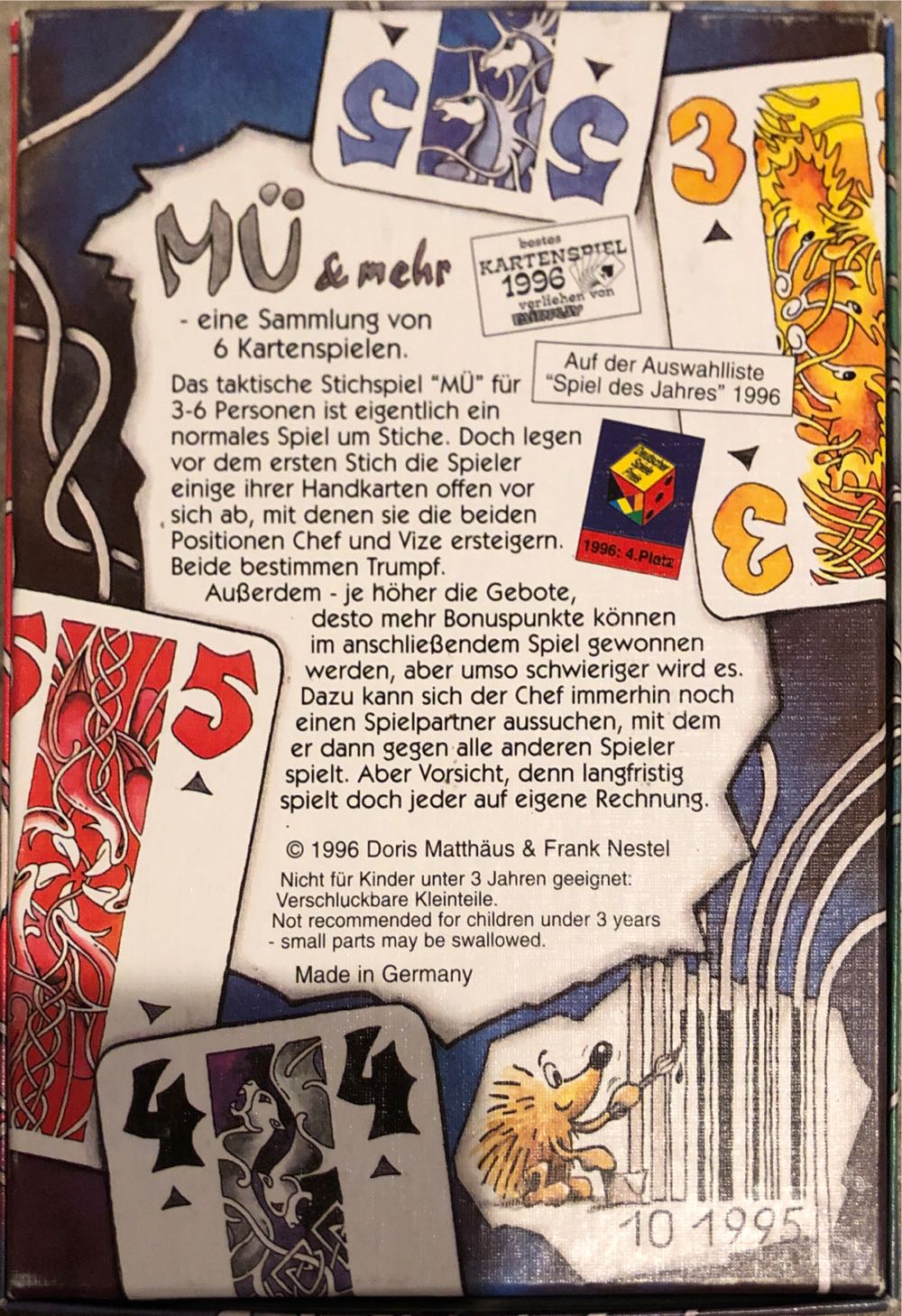 Mü & Mehr (1995)  (2-6) board game collectible [Barcode 4007396068405] - Main Image 2