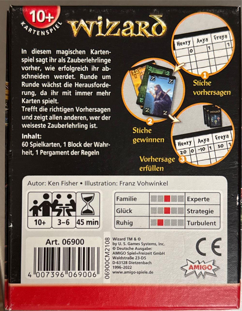 Wizard, Kartenspiel  (3-6) board game collectible [Barcode 4007396069006] - Main Image 3