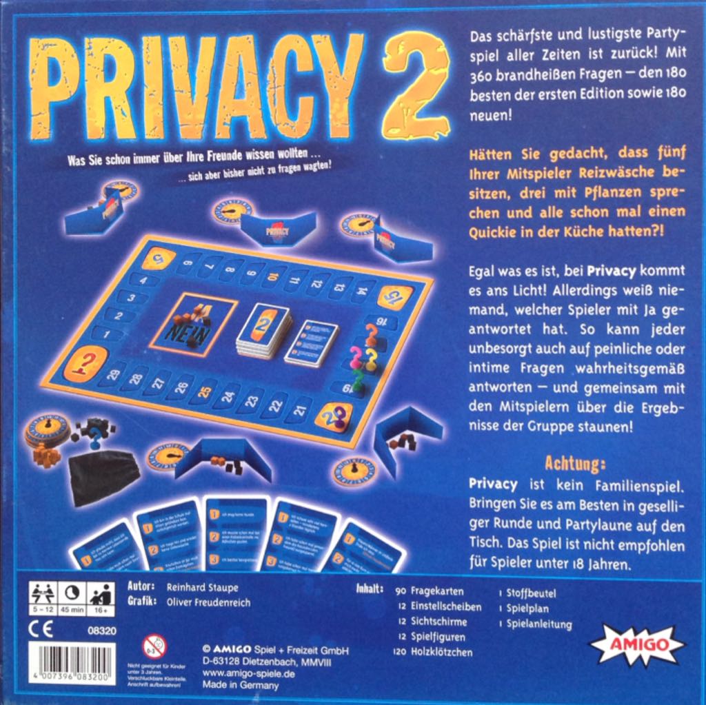 Privacy 2  (5-12) board game collectible [Barcode 4007396083200] - Main Image 2