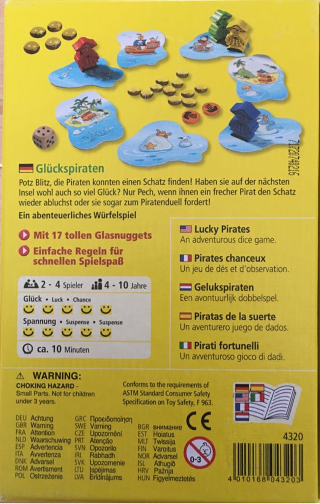 Haba Game Lucky pirates Children Dice game game for children From 4 Years  (2-4) board game collectible [Barcode 4010168043203] - Main Image 2