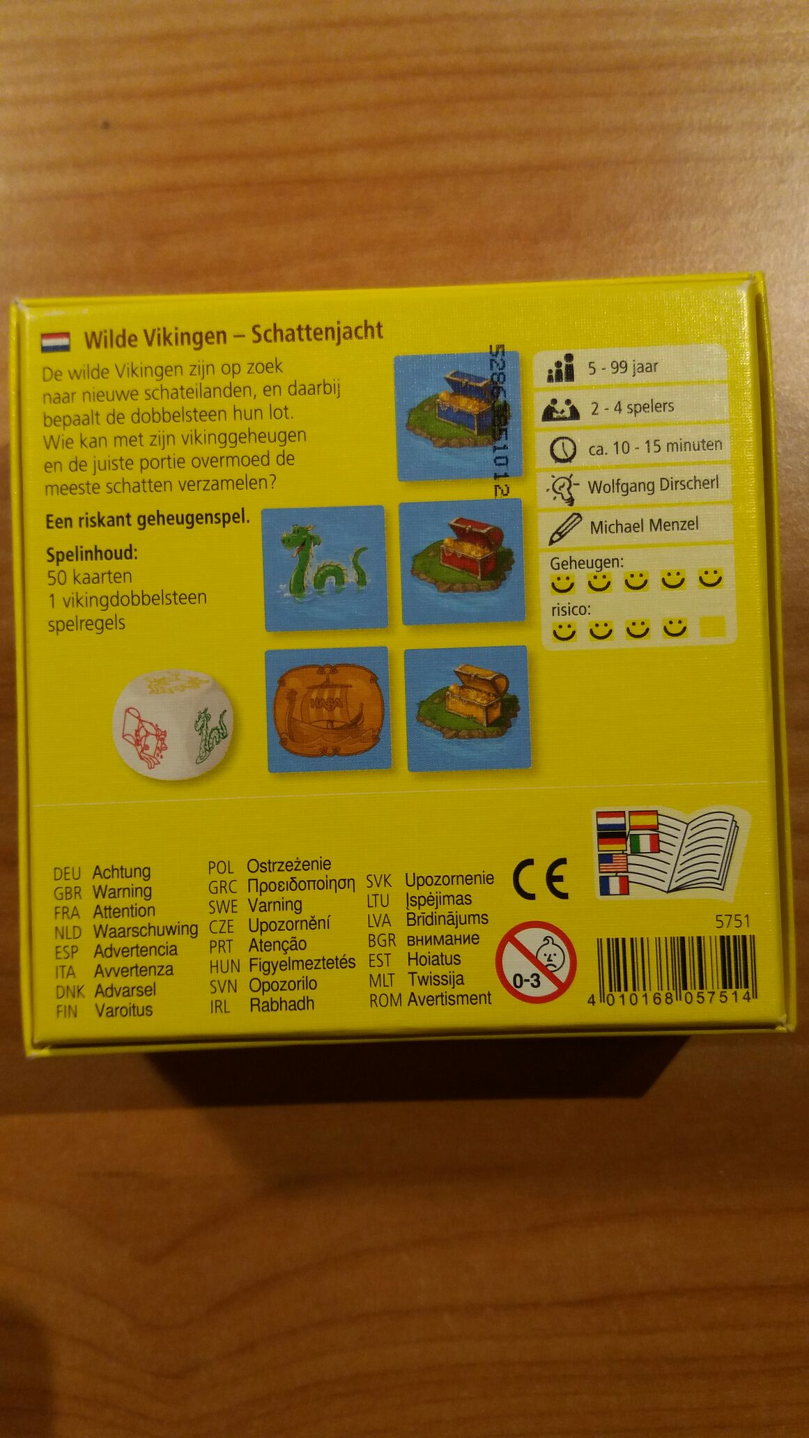 Wilde Vikingen schattenjacht  (2-4) board game collectible [Barcode 4010168057514] - Main Image 2