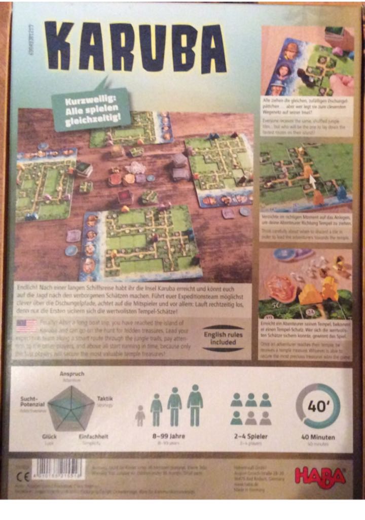 Karuba  (2-4) board game collectible [Barcode 4010168215518] - Main Image 2