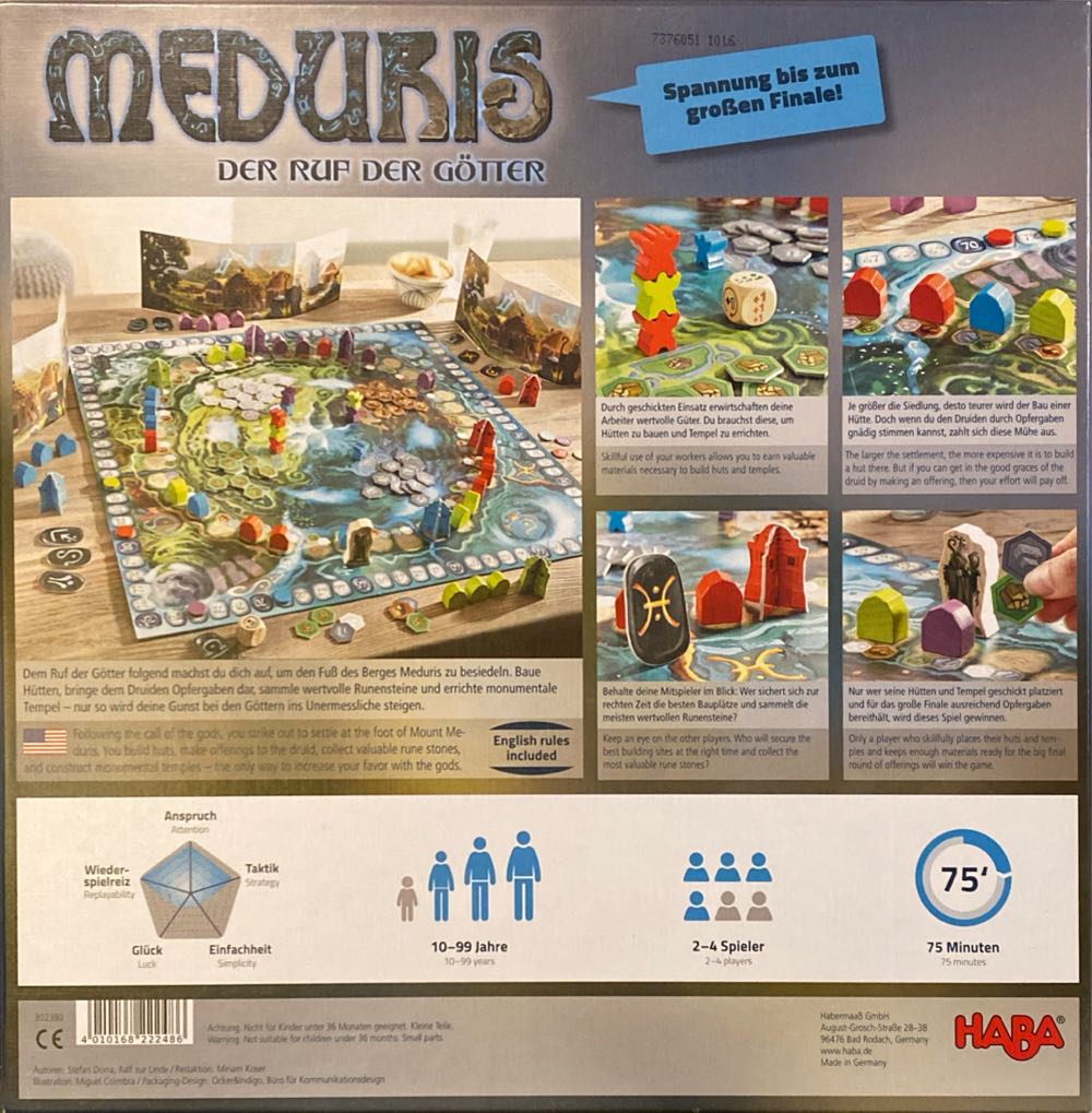 Meduris  (2-4) board game collectible [Barcode 4010168222486] - Main Image 2
