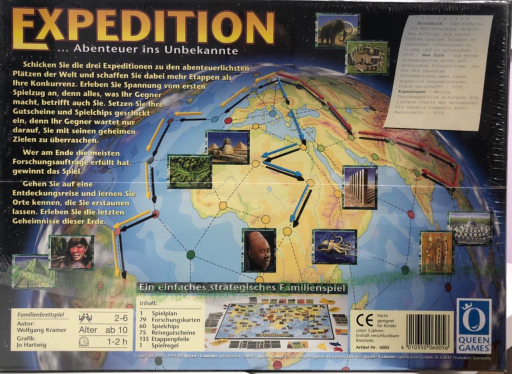 Expedition... Abenteur ins Unbekannte  (2-6) board game collectible [Barcode 4010350060056] - Main Image 2