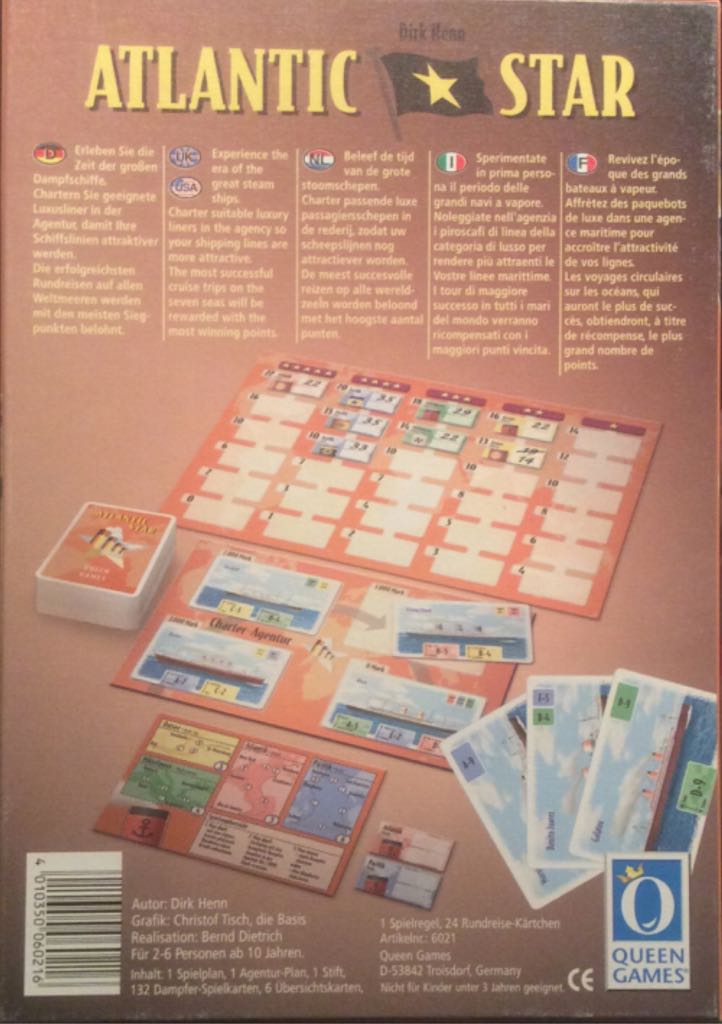 Atlantic Star  (2-6) board game collectible [Barcode 4010350060216] - Main Image 2