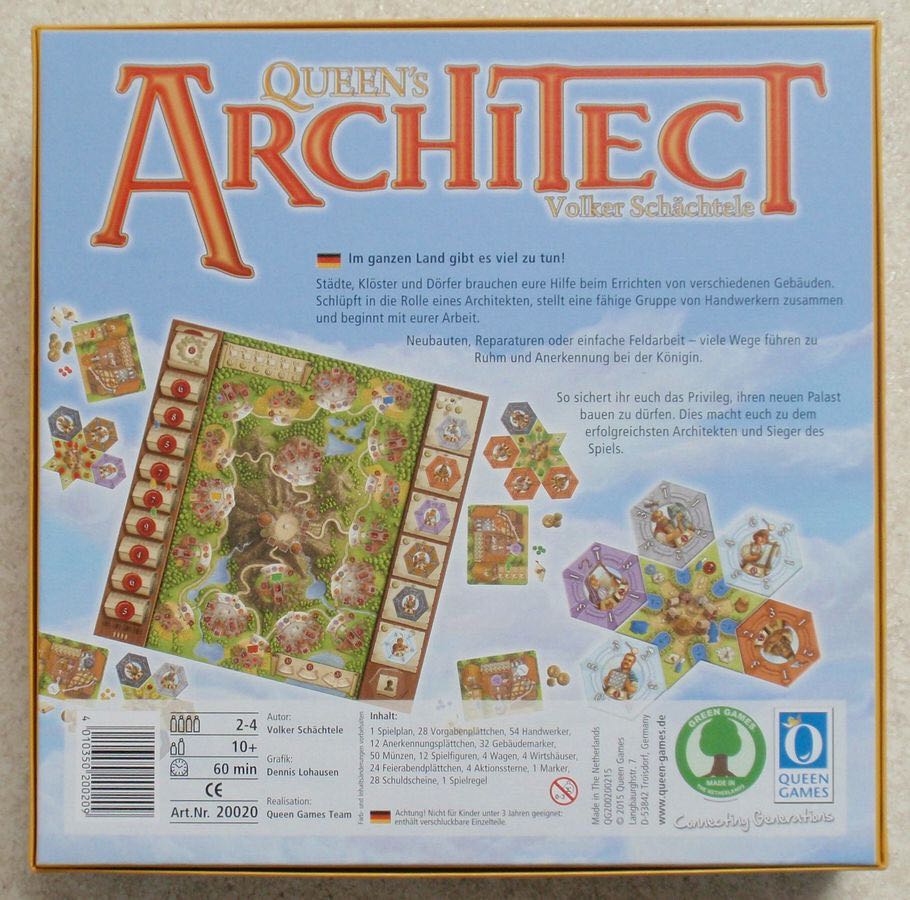 Queen’s Architect  (2-4) board game collectible [Barcode 4010350200216] - Main Image 2