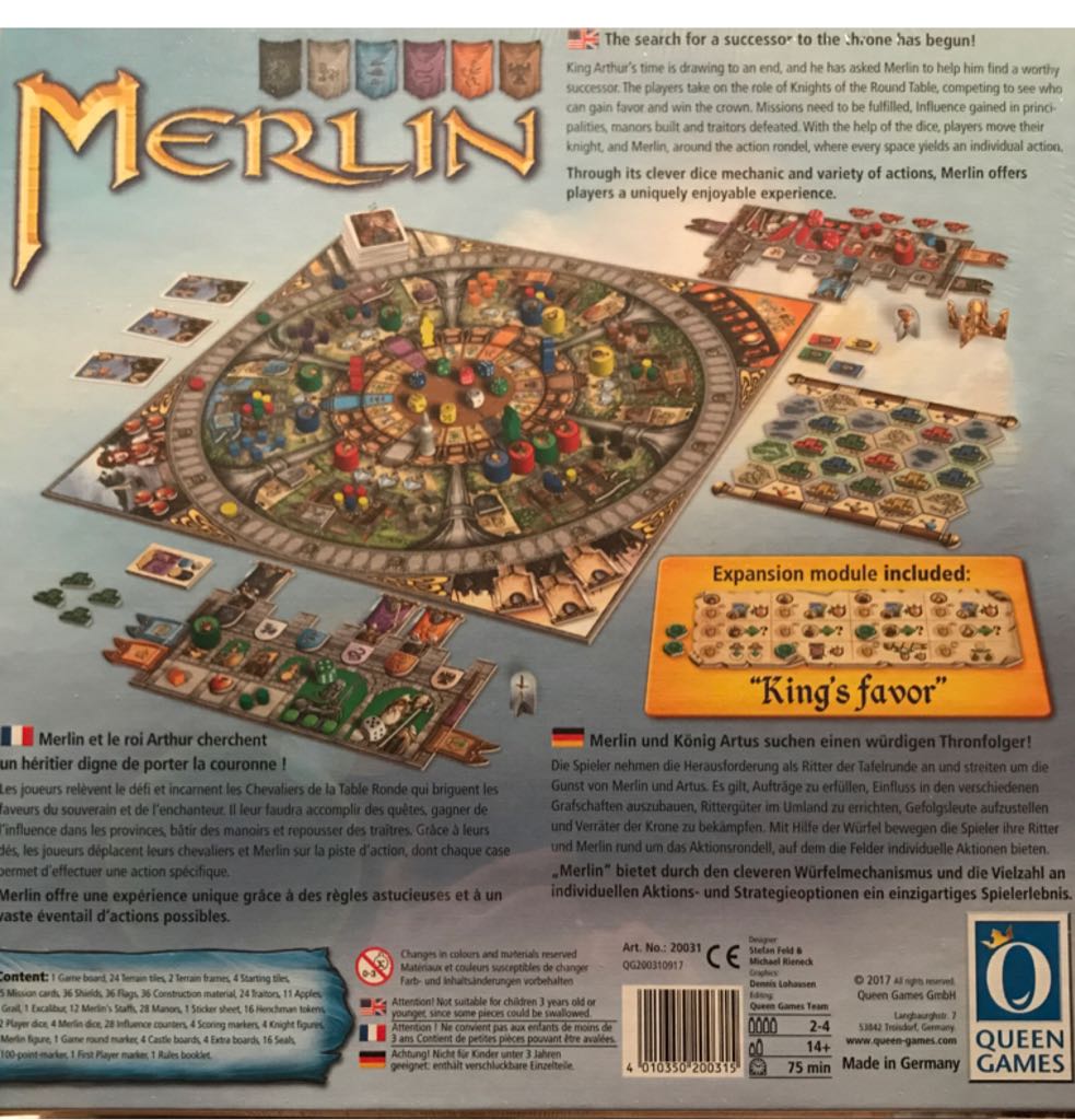 Merlin  (2-4) board game collectible [Barcode 4010350200315] - Main Image 2