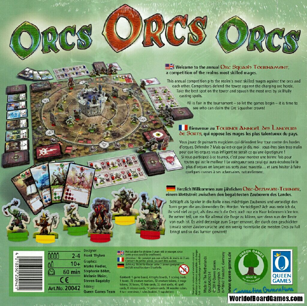 Orcs Orcs Orcs - Board Game  (2,3,4) board game collectible [Barcode 4010350200414] - Main Image 2