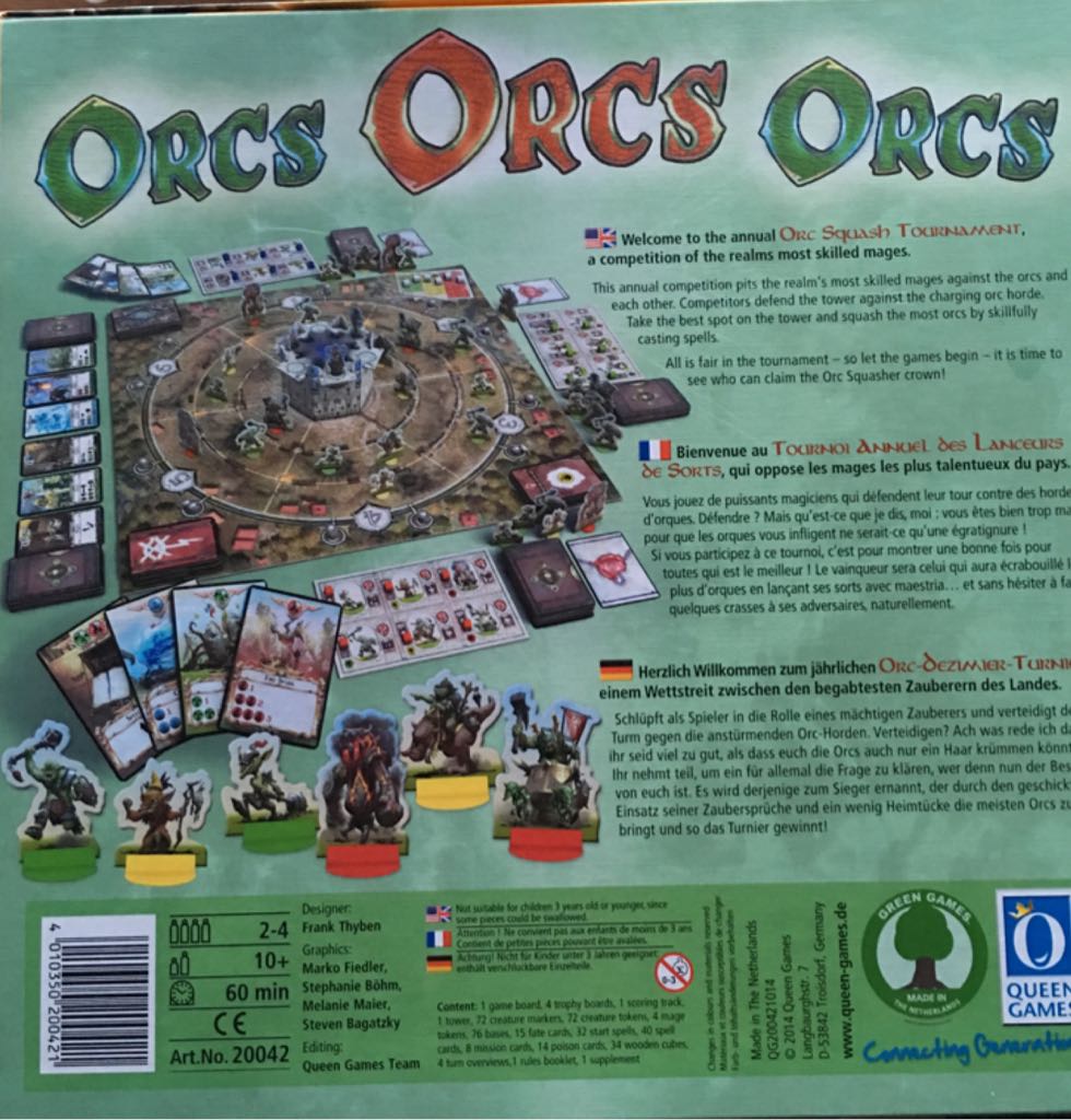 Orcs Orcs Orcs Board Game  board game collectible [Barcode 4010350200421] - Main Image 2