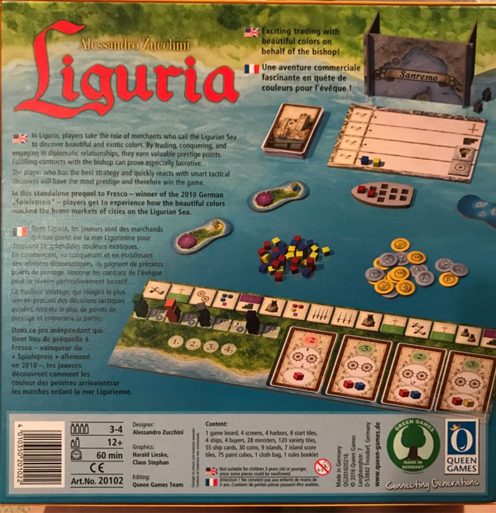 Liguria  (3-4) board game collectible [Barcode 4010350201022] - Main Image 2
