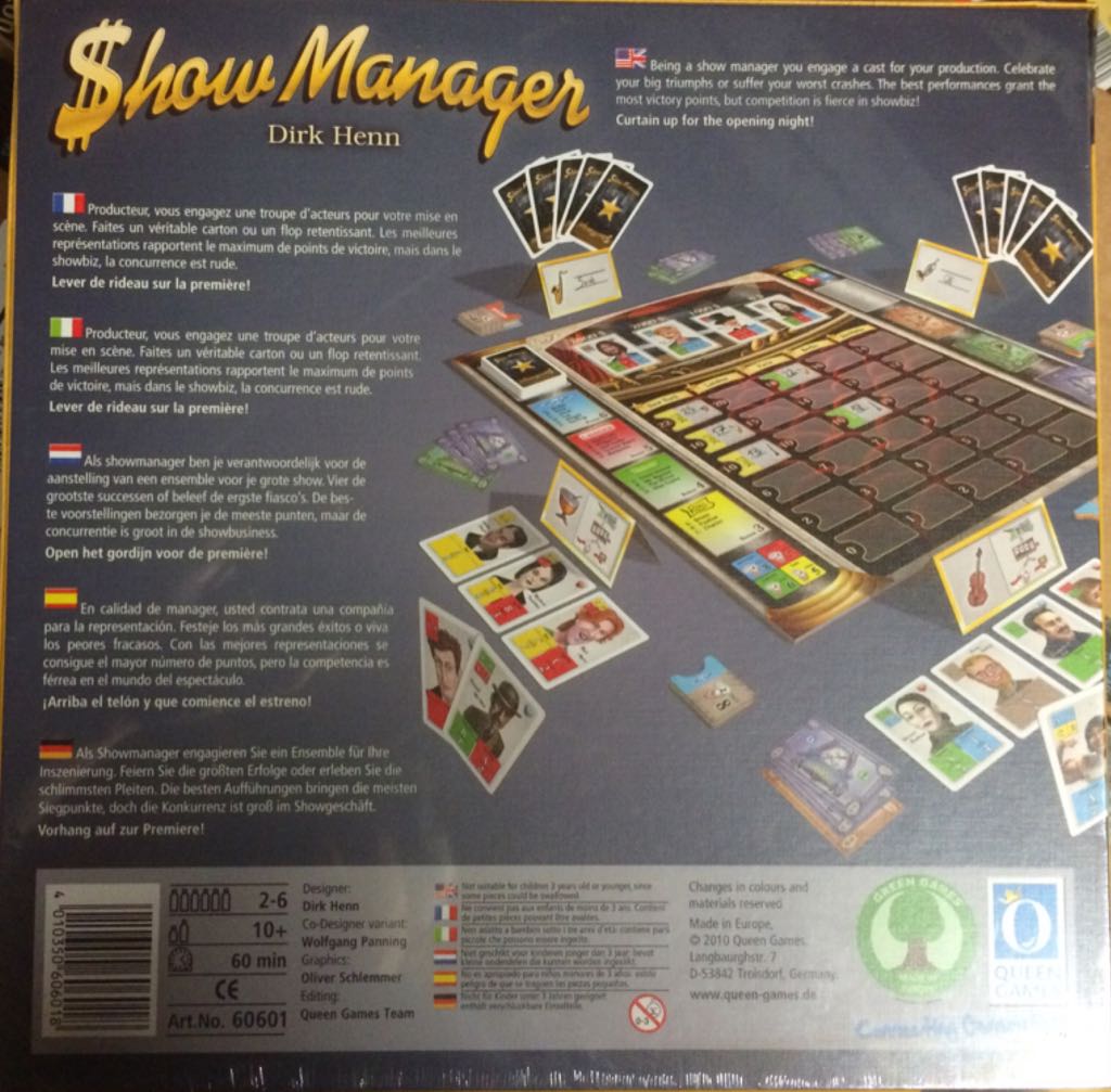 Show Manager Multi Language  (2-6) board game collectible [Barcode 4010350606018] - Main Image 2