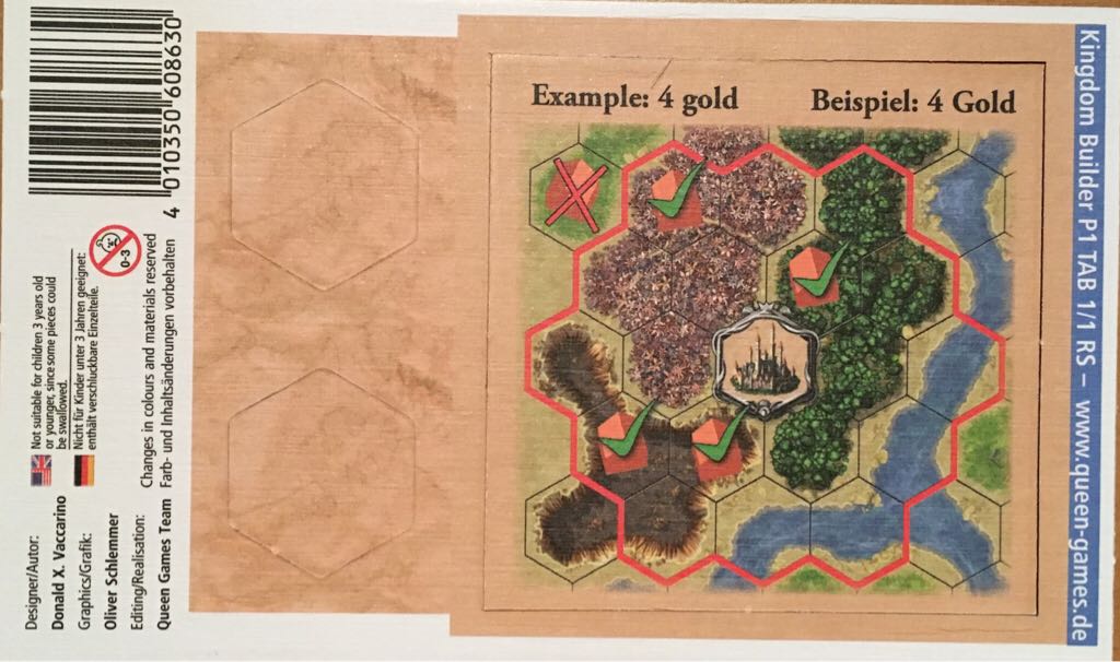 Kingdom Builder: Capitol  (2-4) board game collectible [Barcode 4010350608630] - Main Image 2