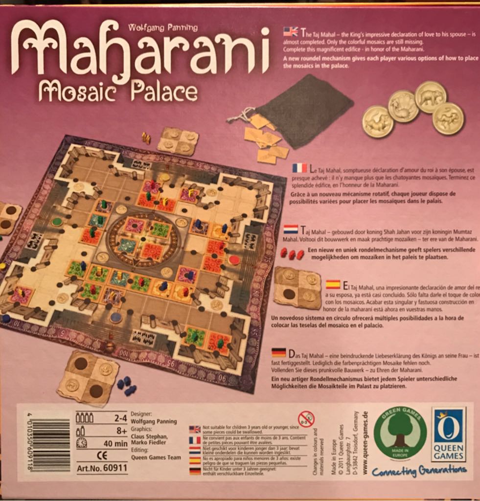 Maharani  (2-4) board game collectible [Barcode 4010350609118] - Main Image 2
