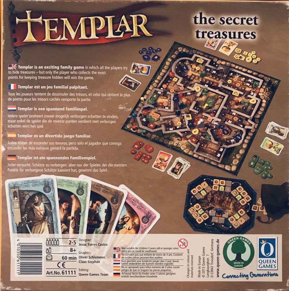 Templar - The Secret Treasures  (2-5) board game collectible [Barcode 4010350611111] - Main Image 2