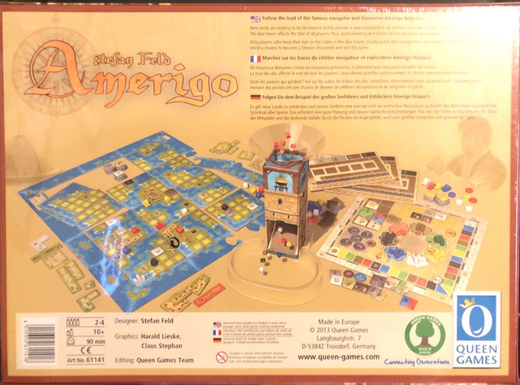 Amerigo  (2-4) board game collectible [Barcode 4010350611418] - Main Image 2