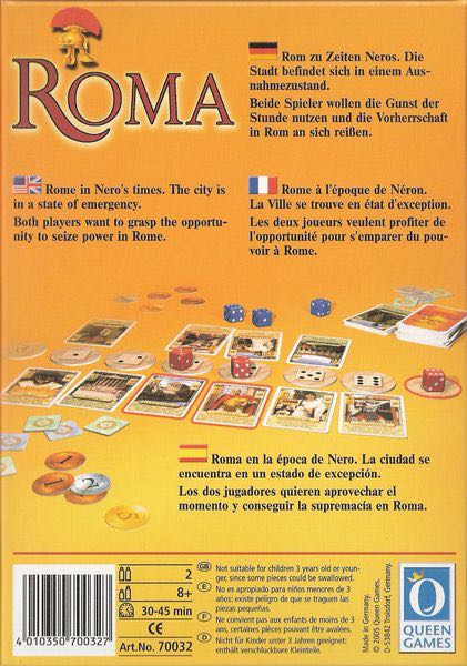 Roma  (2) board game collectible [Barcode 4010350700310] - Main Image 2