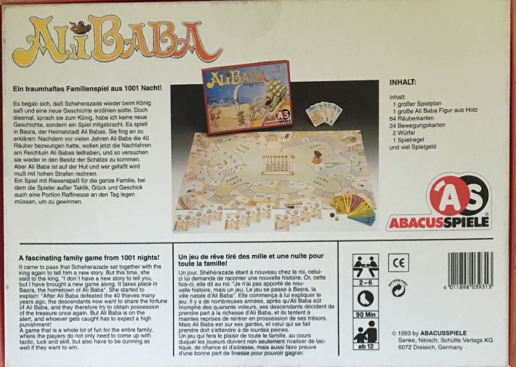 AliBaba  (2-6) board game collectible [Barcode 4011898039313] - Main Image 2
